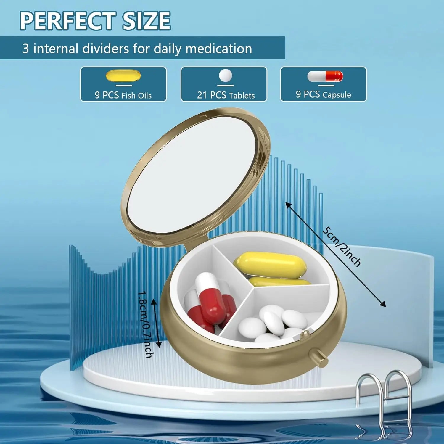 Retro Pill Case