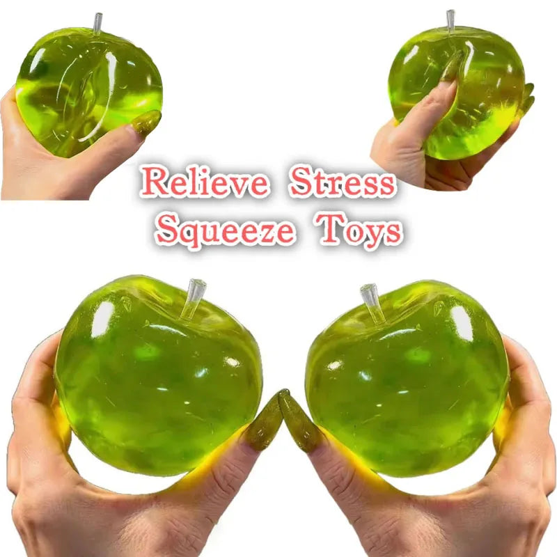 Squishy Green Apple Stress Ball