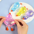 Squishy Glitter Laying Duck