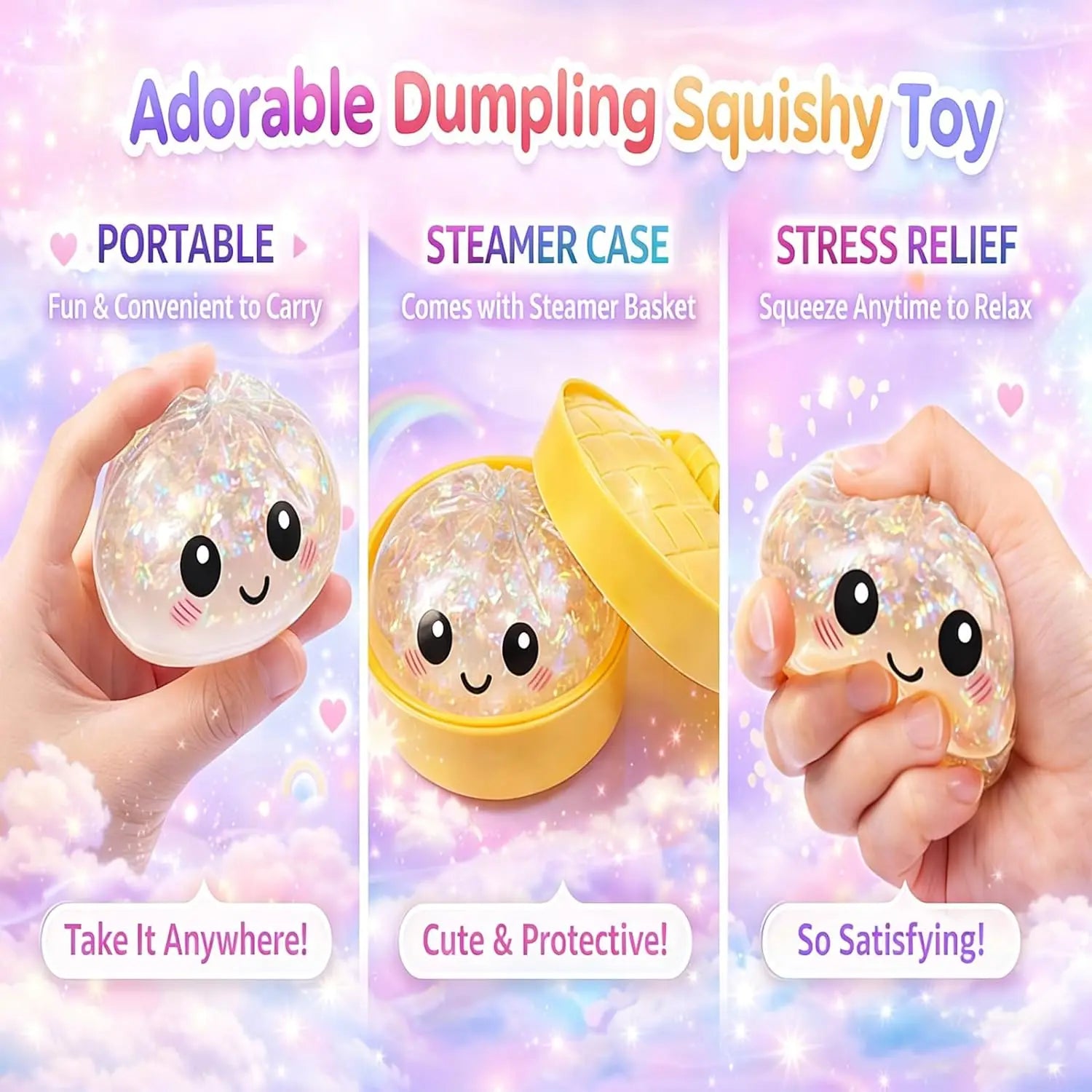 Dumplings Squishy Anxiety Relief Fidget