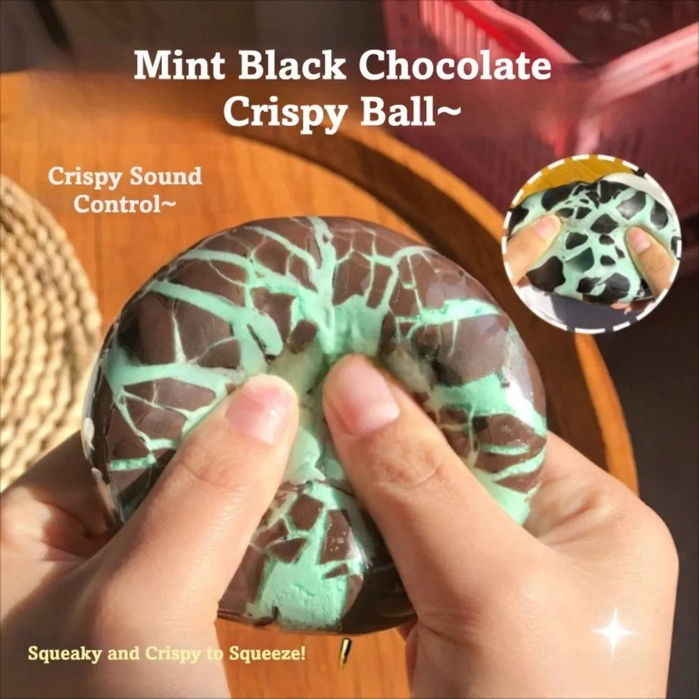 Mint Chocolate wax crack Squish