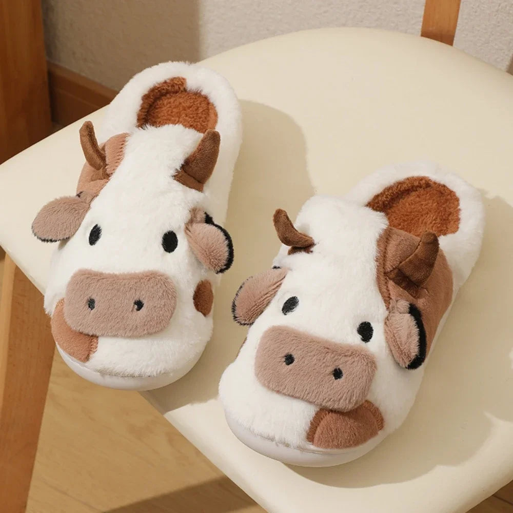 Cute Cow Slippers