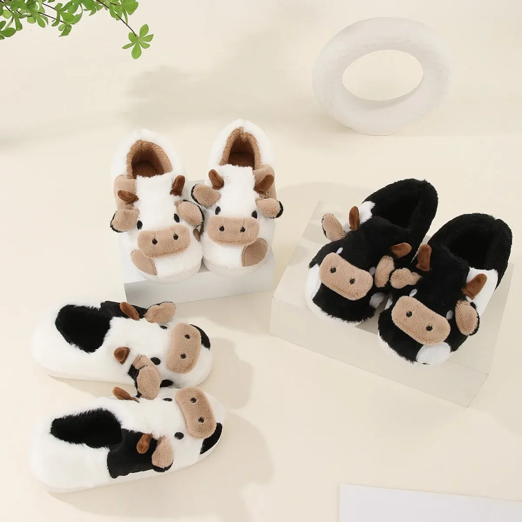 Cute Cow Slippers