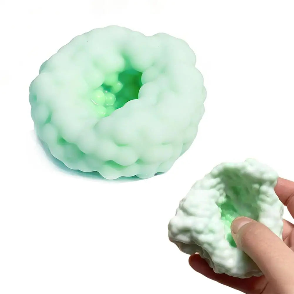 Dumpling Squeeze Toy with Bamboo Steamer