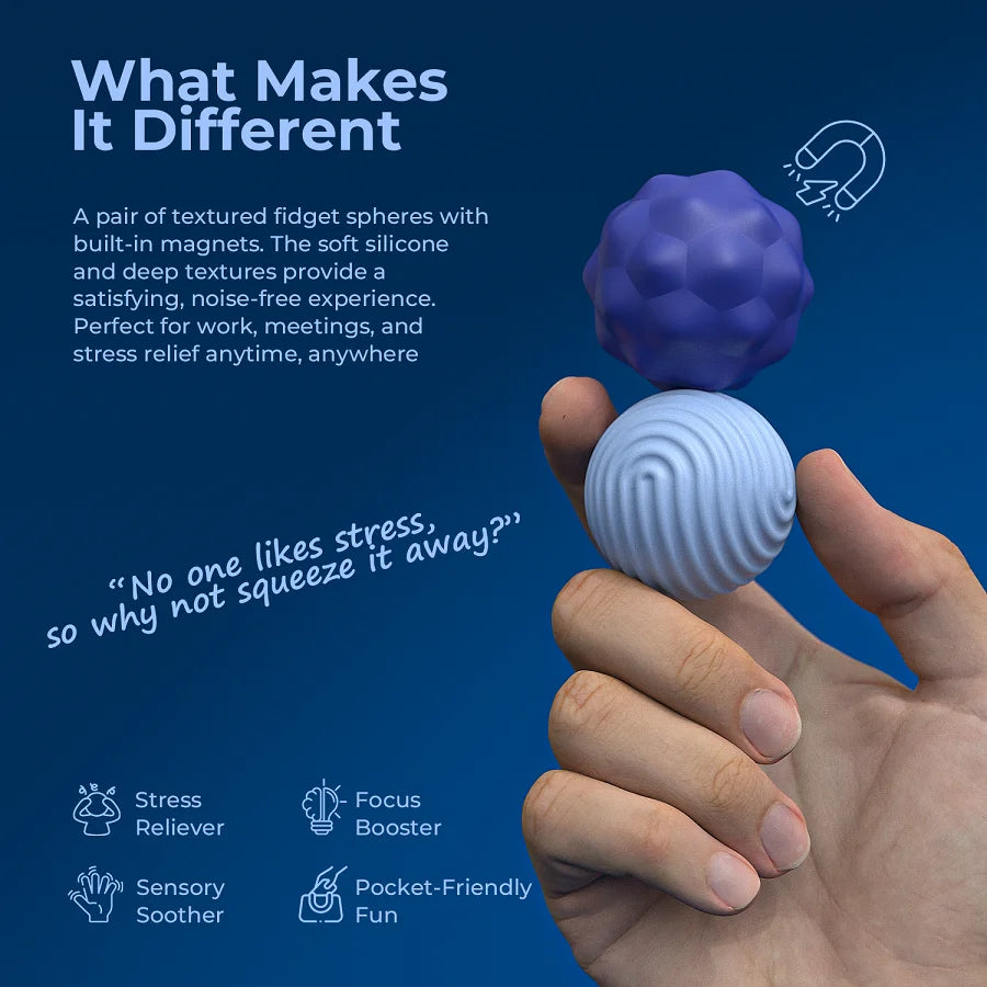 Silicone Sensory Magnetic Balls