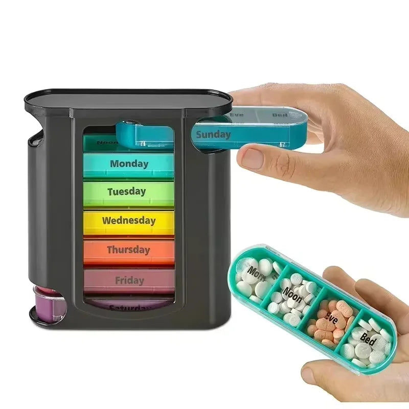 28 Compartment Medicine Box