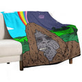 Sassy the Sasquatch Throw Blanket