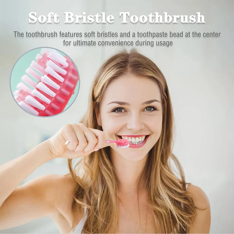 Disposable Toothbrush Flosser Combo