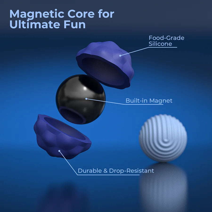 Silicone Sensory Magnetic Balls