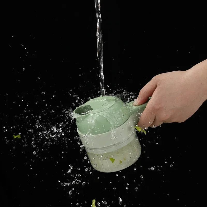 4 in 1 Handheld Electric Vegetable Cutter