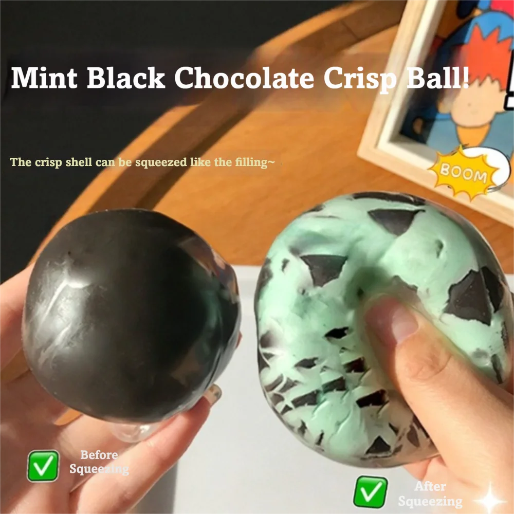 Mint Chocolate wax crack Squish