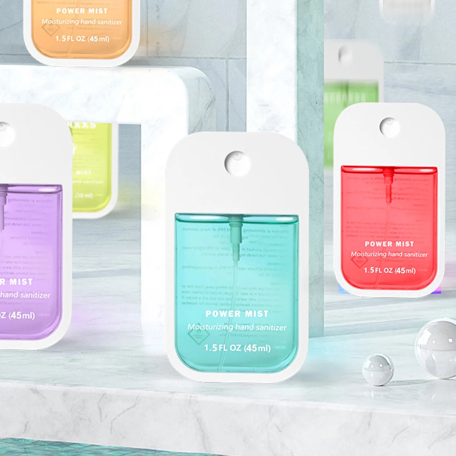 7 Scents Power Mist Hand Sanitizer, Portable Hand Sanitizer Spray, Power Mist Hydrating Hand Sanitizer Spray for Adults